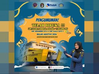 Jadwal Kapal Pangkal Balam–Tanjung Ru Agustus 2026