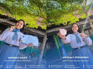 Siswi SMKN 1 Belitung Ukir Prestasi Karate Internasional
