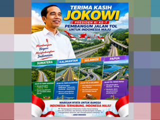 Rajo Ameh : Bersyukur, Jokowi Wariskan Infrastruktur